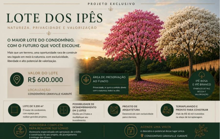 Lote - Venda - Condominio Gran Ville - IgarapÉ - MG